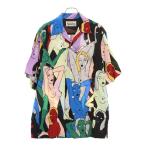 WACKO MARIA ワコマリア 22SS HAWAIIAN SHIRT 天国東京百女図 ハワイアン オープンカラー 半袖シャツ マルチ 22SS-WMS-HI02