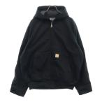 CARHARTT カーハート LOOSE FIT ACTIVE JACKET ルーズフィット アクティブ フーディー ジップアップジャケット ブラック J130-M