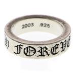 CHROME HEARTS クロムハーツ 6mm SPACER FOREVER 6mmスペーサーリング フォーエバーシルバー BCA337