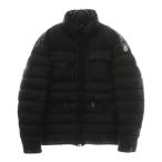 MONCLER モンクレール NORBERT GIUBBOTTO BLACK ロゴパッチ ジップアップ ダウンジャケット ブラック 420914131305 53329