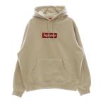 SUPREME シュプリーム 24AW Box Logo Hooded Sweatshirts ボックスロゴ プルオーバースウェットパーカーフーディ ナチュラル