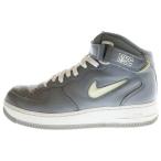 ナイキ AIR FORCE 1 MID QS NYC COOL GREY エアフォース1 ニューヨーク ミッドカットスニーカー グレー US8/25cm DH5622-001 レディース