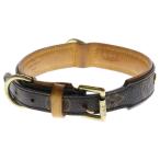 LOUIS VUITTON ルイヴィトン モノグラム コリエ バクスターMM 犬用 首輪 ペット用 ブラウン M58071