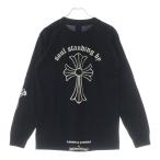 CHROME HEARTS クロムハーツ OLD ×KYOSUKE HIMURO L/S Tee 氷室京介 ロゴプリント クルーネック 長袖Tシャツ ブラック