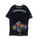CHROME HEARTS クロムハーツ MLTCOL CEM CRS T-SHRT マルチセメタリークロスプリント 半袖Tシャツ カットソー ブラック