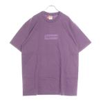 ショッピングsupreme SUPREME シュプリーム 23SS Tonal Box Logo Tee トーナル ボックスロゴ プリント クルーネック 半袖Tシャツ カットソー パープル