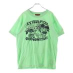 EVISU エビス フロント PIZZA バック カモメ プリント 半袖 カットソー Tシャツ