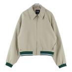 ショッピングzara ZARA ザラ ジップアップ コントラストテープジャケット ベージュ