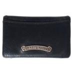 ショッピングクロムハーツ CHROME HEARTS クロムハーツ JOTTER ジョッター カードケース スクロール ラベルロゴ カードケース ブラック/シルバー