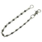 CHROME HEARTS Chrome Hearts 2BALL SHORT-S/1 зажим Short #2 Cross мяч цепочка для бумажника серебряный BCA063