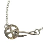 TADY & KING タディアンドキング イーグルフック ネイティブホイールSV付き細角チェーンネックレス 50cm シルバー