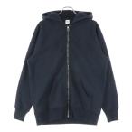 ショッピングロンハーマン RON HERMAN ロンハーマン 20AW Basic Sweat Hoodie ベーシック ジップアップ プルオーバースウェットパーカー ブラック 3220900490