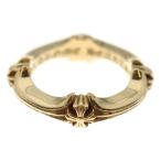ショッピングHEARTS CHROME HEARTS クロムハーツ 22K PLUS AND BONE RING プラスアンドボーン リング ゴールド