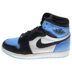ナイキ AIR JORDAN 1 エアジョーダン レトロ ユニバーシティブルー ユーエヌシートゥ ハイカットスニーカー US9/27cm DZ5485-400