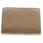 LOUIS VUITTON ルイヴィトン モノグラム アンプラント ポルトフォイユ クレア トゥルトレール レザー 二つ折り財布 ベージュ M80152