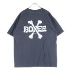 POWELL PERALTA パウエルペラルタ CROSS BONE TEE 復刻 クロスボーン プリント クルーネック 半袖Tシャツ カットソー チャコール