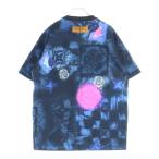 LOUIS VUITTON ルイヴィトン 21AW SOLT PRINT TEE ソルト 総柄プリント クルーネック 半袖Tシャツ カットソー ブルー RM212M DT3 HLY15W