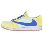 ナイキ ×TRAVIS SCOTT AIR JORDAN1 LOW OG SP エアジョーダン1 ローカットスニーカー US8.5/25.5cm DZ4137-700