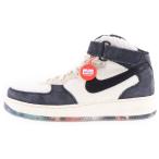 ナイキ AIR FORCE 1 MID 07 PREMIUM エアフォース1 プレミアム ココナッツ ミドルカットスニーカー ホワイト/グレー US10/28cm DO2123-113