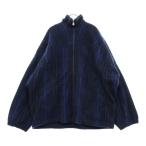 BALENCIAGA バレンシアガ 21AW TRACKSUIT JACKET スポーティBロゴ ウールチェックトラックジャケット ブルゾン ネイビー 675648 TLU11
