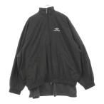 BALENCIAGA バレンシアガ 23AW 770500 TNQ25 テクノポプリン トラックジャケットブルゾン ブラック