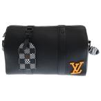 LOUIS VUITTON ルイヴィトン ダミエディストーテッド シティ キーポル ショルダーバッグ ブラック NFCタグ M57417