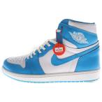 ナイキ AIR JORDAN1 RETRO HIGH UNC 555088-117 エアジョーダン1 ノースカロライナ ハイカットスニーカー ブルー/ホワイト US9.5/27.5cm