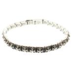 CHROME HEARTS クロムハーツ PYRAMID PLS LNK 1/4 ピラミッドプラス ブレスレット シルバー BCA179