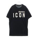 DSQUARED2 ディースクエアード 21SS IBRAHIMOVIC ICON イブラヒモビッチ アイコンプリント 半袖Tシャツ カットソー S79GC0026 S23009