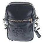 CHROME HEARTS クロムハーツ TAKA MINI LTHR タカミニ セメタリークロスパッチレザーショルダーバッグ ブラック