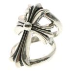 CHROME HEARTS クロムハーツ INFINITY CH CRS インフィニティ CHクロスリング シルバー