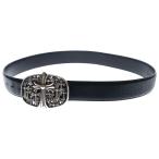 CHROME HEARTS クロムハーツ BUCKL CEMETERY 1.5 セメタリークロスバックル レザーベルト シルバー BCA358