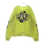CHROME HEARTS (クロムハーツ) 22AW ×MATTY PPO LINK SWTSHRTBOY マッティボーイ リンク クルーネックスウェットトレーナー イエロー