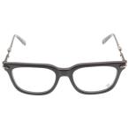 CHROME HEARTS クロムハーツ TRESTICLES CH クロステンプル マッドフレーム ウェリントン サングラス メガネ ブラック/シルバー