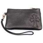 CHROME HEARTS クロムハーツ ZPR CHG WRISTLET SML ストラップ付き クロスパッチ チェンジパース ダガージップ ウォレット 財布 ブラック