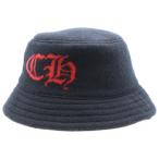 CHROME HEARTS クロムハーツ U BUCKET JACOUARD KNIT CH CHロゴ カシミアバケットハット ブラック/レッド