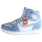 ナイキ AIR JORDAN 1 エアジョーダン 1 ハイパーロイヤル ハイカットスニーカー ホワイト/ブルー US8.5/26.5cm 555088-402