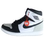 ナイキ AIR JORDAN 1 エアジョーダン 1 ブリーチドコーラル ハイカットスニーカー ホワイト/グレー US8/26cm 555088-108