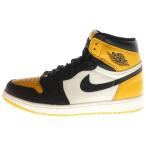ナイキ AIR JORDAN 1 Taxi 555088-711 エアジョーダン 1 レトロ タクシー ハイカットスニーカー シューズ イエロー/ブラック US8.5/26.5cm
