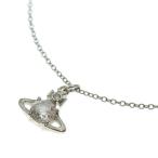 Vivienne Westwood ヴィヴィアンウエストウッド REINA レイナ ペンダント ネックレス オーブ ラインストーン シルバー