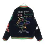 ショッピングスカジャン セントマイケル 22SS×DENIM TEARS RVRSBL SUKAJYAN デニムティアーズ リバーシブル スカジャン ブラック/グリーン SM-S22-0000-059