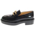 BOTTEGA VENETA ボッテガヴェネタ ムッシュレザー カーフスキン チャンキーローファー ブラック 729880 V28R0