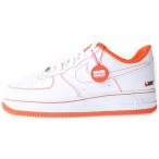 NIKE ナイキ AIR FORCE 1 LOW 07 LV8 EMB Rucker Park エアフォース1 ロー ローカットスニーカー US9/27.0cm CT2585-100 ホワイト/オレンジ