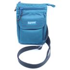 SUPREME シュプリーム 19AW Shoulder Bag ロゴ刺繍 ショルダーバッグ サコッシュ ブルー