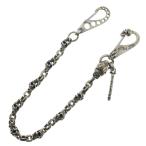  Bill Wall Leather ×THE FLAT HEAD Wallet Chain Flat Head Skull собака head цепочка для бумажника серебряный 