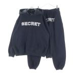 NO BRAND No-brand SECRET Secret TRACKSUIT тянуть over Parker тренировочный брюки выставить черный 