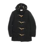 VISVIM ヴィスヴィム GORE-WINDSTOPER ウィンドストッパー フーデッド ウール ショート ダッフルコート ブラック VS0001571