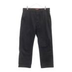 SUPREME (シュプリーム) Work Pant ジップフライ ワークパンツ ブラック