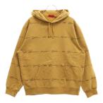 SUPREME シュプリーム 22SS Script Stripe Hooded Sweatshirt スクリプトストライプ フーデッド プルオーバー スウェットパーカー ブラウン
