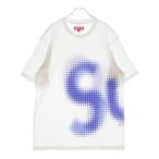 SUPREME シュプリーム 24SS Halftone S/S Top ハーフトーン クルーネック コットン 半袖Tシャツ カットソー ホワイト